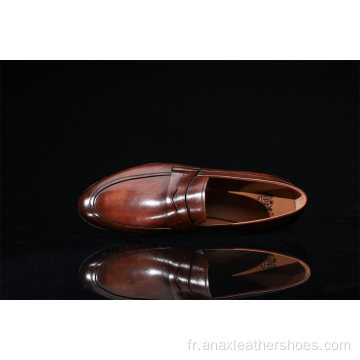 Chaussures en cuir pour hommes de style nouveau